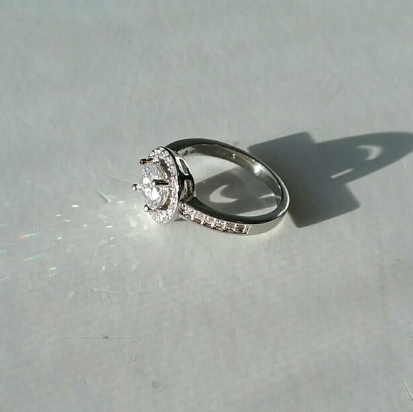 💕2 for $25💕Silver Plated CZ Ring - Picture 5 of 8